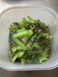 じゃこ小松菜-レシピのメイン写真