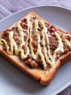 アレンジ自由自在!納豆トースト-レシピのメイン写真