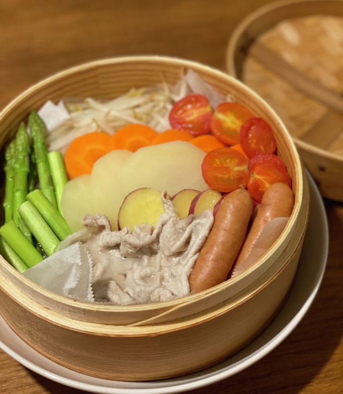 野菜と豚肉のせいろ蒸し-レシピのメイン写真