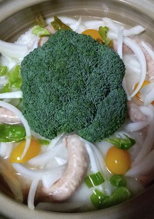 ウインナーとブロッコリーまるごと炊込み飯-レシピのメイン写真