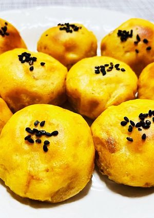 焼き芋でまんまる可愛いスイートポテト-レシピのメイン写真