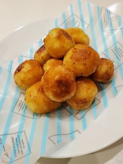 卵、牛乳不使用!さつま芋もちもちドーナツ-レシピのメイン写真