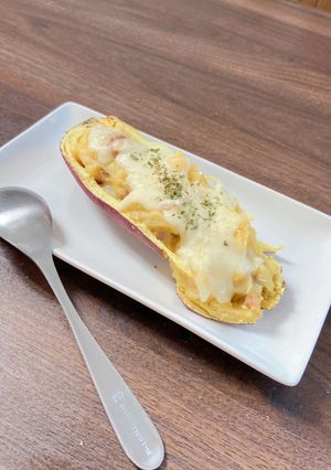 丸ごと☆さつまいもグラタン-レシピのメイン写真