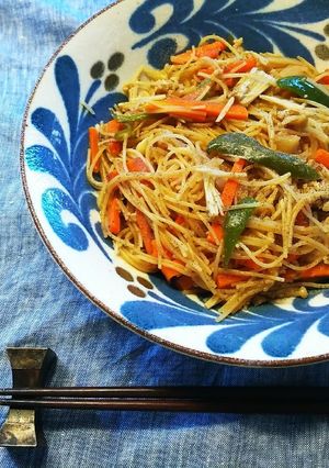 麺ゆで不要◎電気圧力鍋で焼きビーフン-レシピのメイン写真
