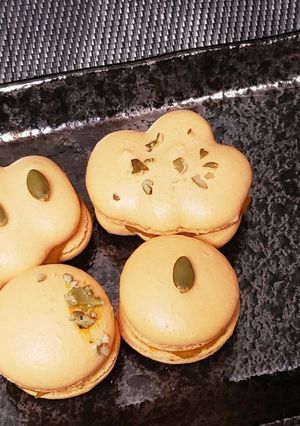 秋の味覚!かぼちゃマカロン-レシピのメイン写真