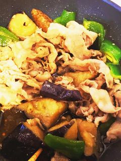 豚肉と揚げナス照り焼き風炒め-レシピのメイン写真