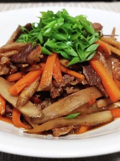 超簡単!牛肉と牛蒡と舞茸の炒め煮!!-レシピのメイン写真