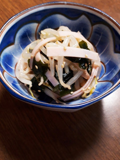 もやしとわかめの酢の物-レシピのメイン写真
