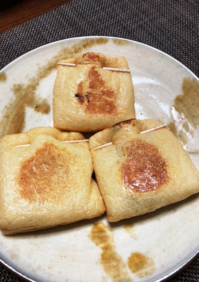 納豆の油揚げ包み焼き-レシピのメイン写真