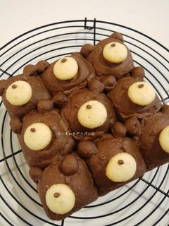 くまのちぎりパン-レシピのメイン写真