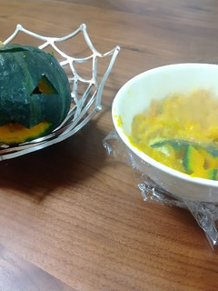 【4歳児と】15分完成ハロウィンかぼちゃ-レシピのメイン写真
