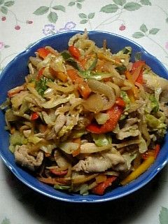 野菜炒めヽ(゚∀゚)ノ-レシピのメイン写真