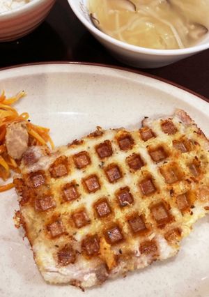 ワッフルメーカーで作るチーズカツレツ-レシピのメイン写真