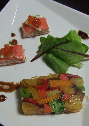 オードブル☆カラフル野菜のテリーヌ-レシピのメイン写真