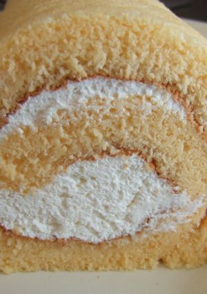 共立て簡単☆基本のプレーンロールケーキ-レシピのメイン写真