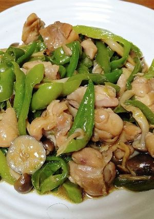 鶏胸肉でチンジャオロース♪-レシピのメイン写真