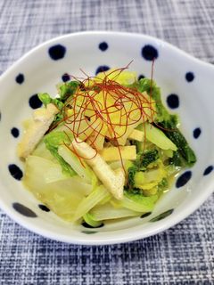 白菜と油揚げの煮浸し☆-レシピのメイン写真