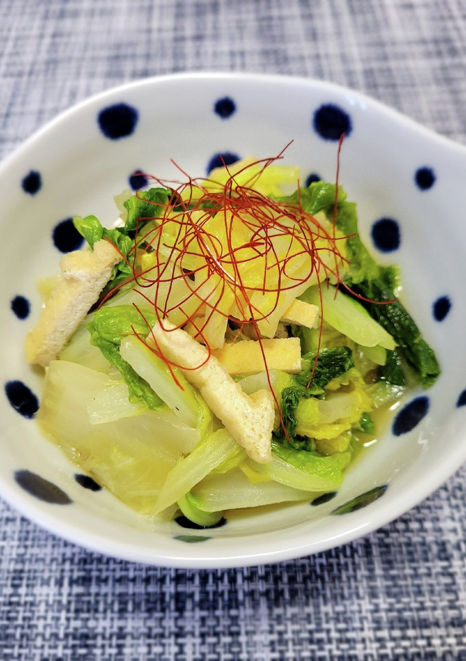 白菜と油揚げの煮浸し☆-レシピのメイン写真