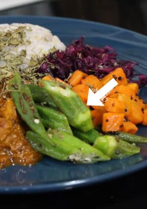 スパイスカレーの副菜に！オクラのサブジ-レシピのメイン写真
