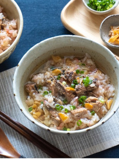 さんまと梅の炊き込みご飯&お茶漬け-レシピのメイン写真