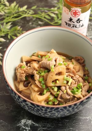 簡単！豚レンコン　胡麻花椒風味-レシピのメイン写真
