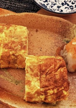 長ネギ刻んで入れた卵焼き-レシピのメイン写真