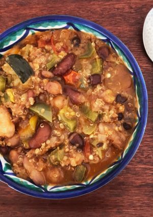 コンソメ要らず♪ごろごろお豆スープ-レシピのメイン写真