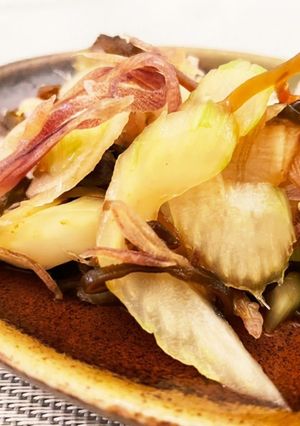 みょうが香るセロリの昆布あえ-レシピのメイン写真