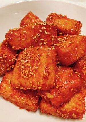 ヤンニョムチキン風厚揚げ-レシピのメイン写真