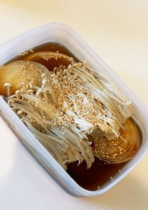 作り置きに◎えのきと玉ねぎの出し汁浸し-レシピのメイン写真