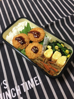 男子高校生弁当10/11とんかつ弁当-レシピのメイン写真