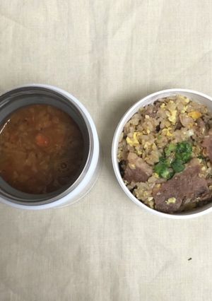 自分弁当10月9日-レシピのメイン写真