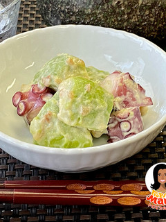 【ちょい足し】アボカドとタコの梅マヨ和え-レシピのメイン写真