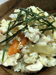 超簡単炊き込み(メスティン)キャンプ飯-レシピのメイン写真