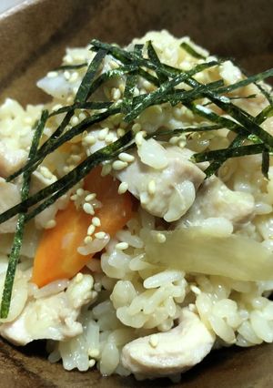 超簡単炊き込み(メスティン)キャンプ飯-レシピのメイン写真