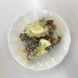 「白神」ナスのネギ味噌じゃこチーズ焼き