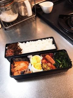 鮭弁当-レシピのメイン写真