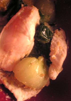 チンゲンサイと鶏胸肉のゴマ味噌和え-レシピのメイン写真