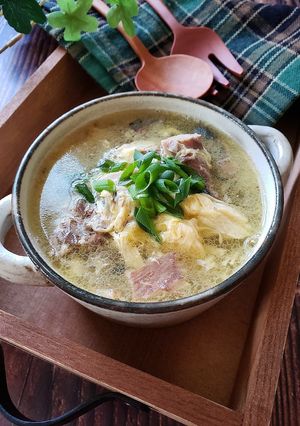 サバ缶のふわたま生姜スープ-レシピのメイン写真