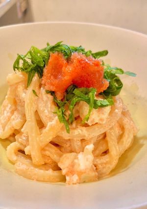 ★5分で完成！明太チーズうどん★-レシピのメイン写真