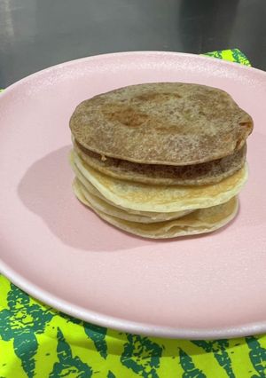 小麦アレルギー。米粉バナナパンケーキ-レシピのメイン写真