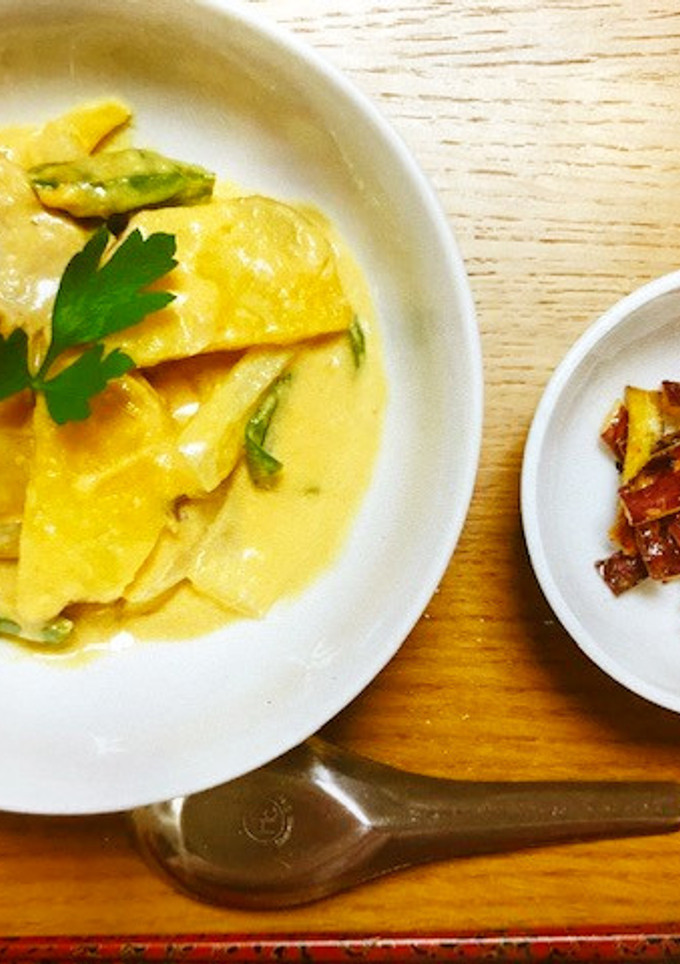 さつまいものカレー煮と芋皮けんぴ-レシピのメイン写真