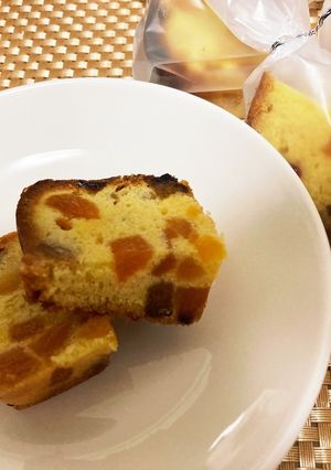 アプリコットとクランベリーパウンドケーキ-レシピのメイン写真