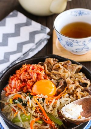 レンジで簡単♪絶品ビビンバ-レシピのメイン写真