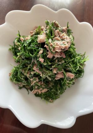 おかひじきの鯖和え-レシピのメイン写真