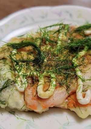 ソルガム粉のお好み焼き風-レシピのメイン写真