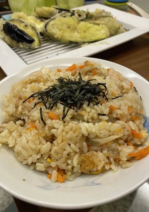 まいたけの炊き込みご飯-レシピのメイン写真
