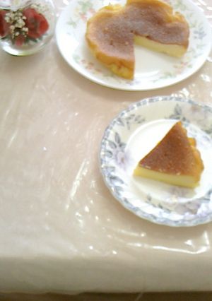 バスクチーズケーキのレシピ-レシピのメイン写真