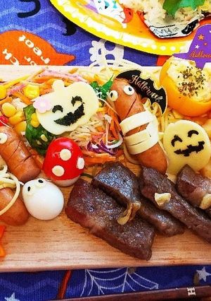 ハロウィンプレート-レシピのメイン写真