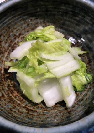 材料２つ！白菜とこんぶ茶で簡単浅漬け！-レシピのメイン写真